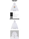 Men's Vibrant Fox Head Hoodie White - MAISON KITSUNE - BALAAN 3