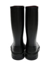 CC Logo Caoutchouc Rain Boots Black - CHANEL - BALAAN 4