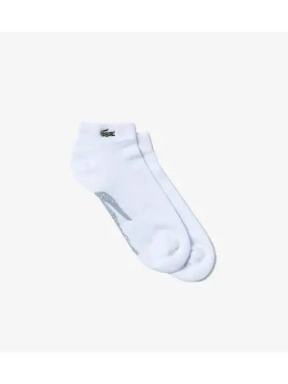 Men Jersey Boucl Tennis Sports Socks White - LACOSTE - BALAAN 2