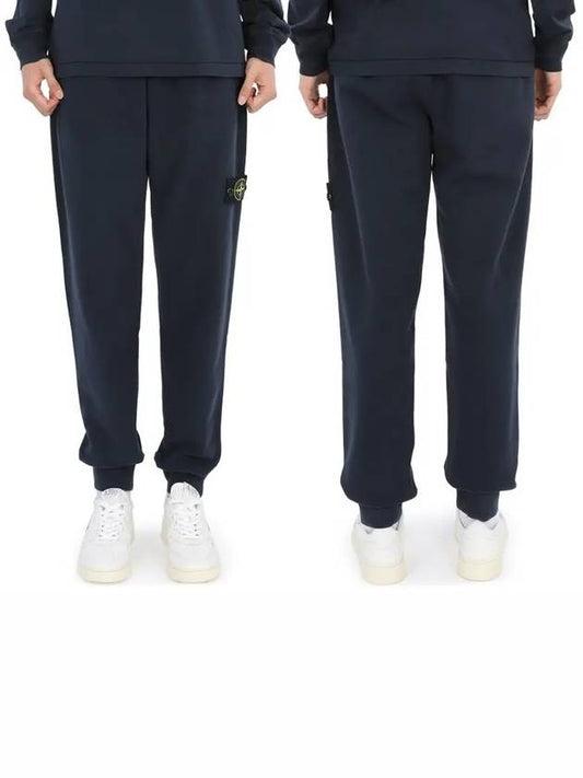 Signature Wappen Patch Cotton Exhaust Pants Navy - STONE ISLAND - BALAAN 2