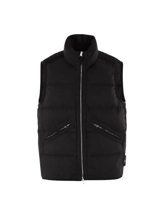 Seamless Tunnel Nylon Down Vest Black - STONE ISLAND - BALAAN 2