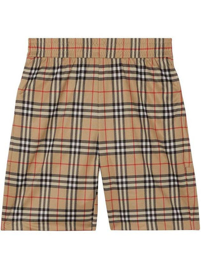 Vintage Check Technical Twill Shorts Beige - BURBERRY - BALAAN 2