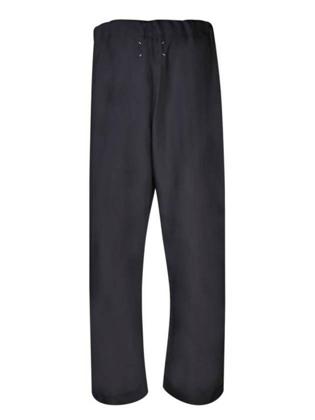 Silk Poplin Straight Pants Black - MAISON MARGIELA - BALAAN 3