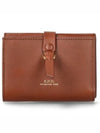 Noa Tri-Fold Half Wallet Brown - A.P.C. - BALAAN 2