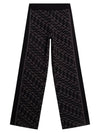 Women's Kera Knitted Track Pants Black - J.LINDEBERG - BALAAN 2