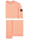 Wappen Patch Crew Neck Sweatshirt Peach - STONE ISLAND - BALAAN 6