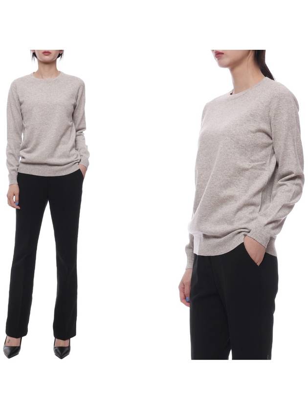 Cashmere Crew Neck Knit Top Grey - BRUNELLO CUCINELLI - BALAAN 2