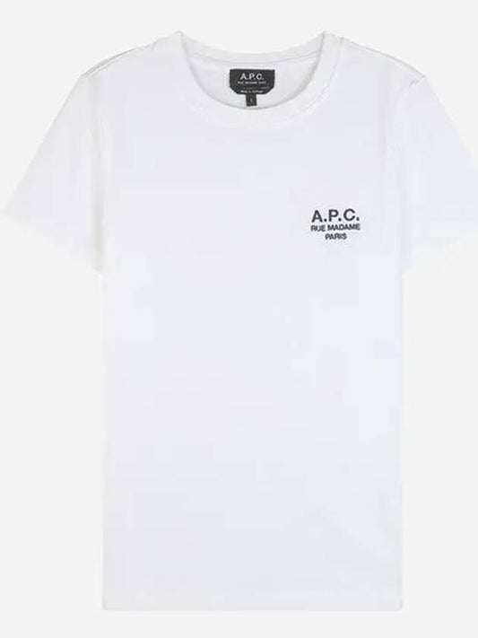 Denise Embroidered Short Sleeve T-shirt White - A.P.C. - BALAAN 2