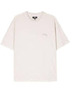 Lazy Short Sleeve T Shirt Bone - STUSSY - BALAAN 1