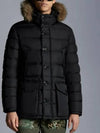 Cluny Long Down Jacket Black - MONCLER - BALAAN 2