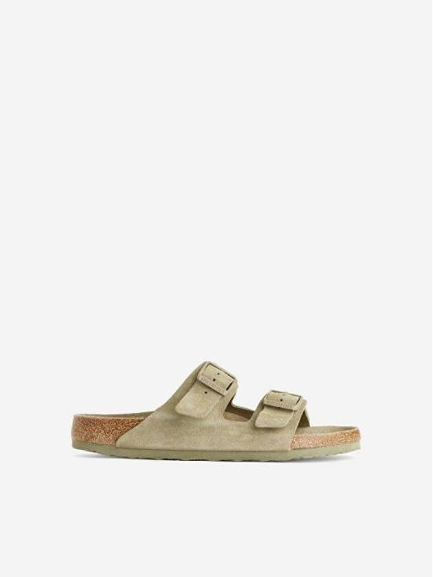 Arizona Big Buckle Slippers Beige - BIRKENSTOCK - BALAAN 2