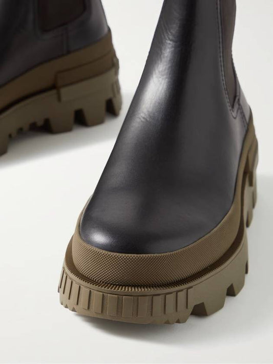 Lir Leather Chelsea Boots - MONCLER - BALAAN 2