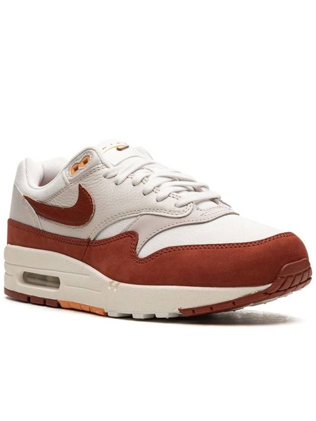 Air Max 1 Low Top Sneakers Ivory Orange - NIKE - BALAAN 3