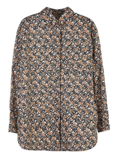 Monogram Logo Print Shirt - BURBERRY - BALAAN 2