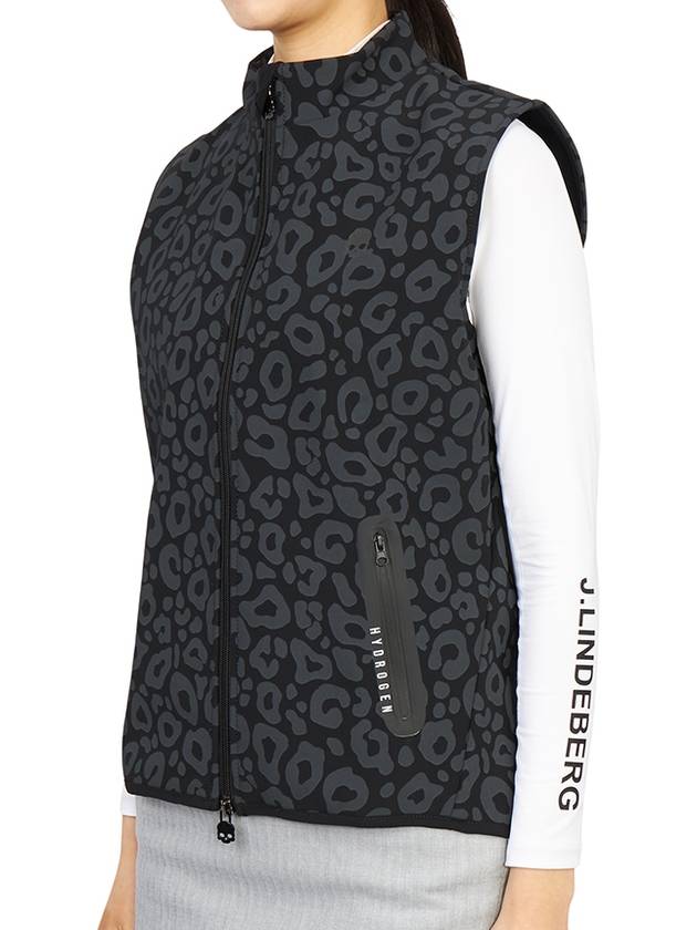 women's brushed vest black - HYDROGEN - BALAAN 4