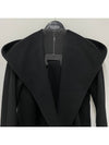 Bdanton Virgin Wool Single Coat Black - MAX MARA - BALAAN 5