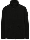 Logo Light Soft Shell Jacket Black - STONE ISLAND - BALAAN 1