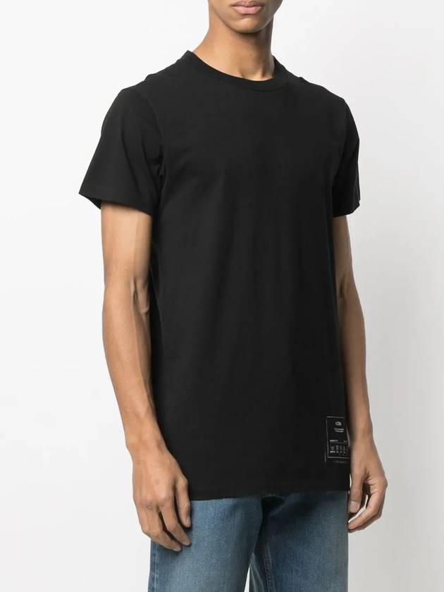 Men's Icon Print Short Sleeve T-Shirt Black - MAISON MARGIELA - BALAAN 4