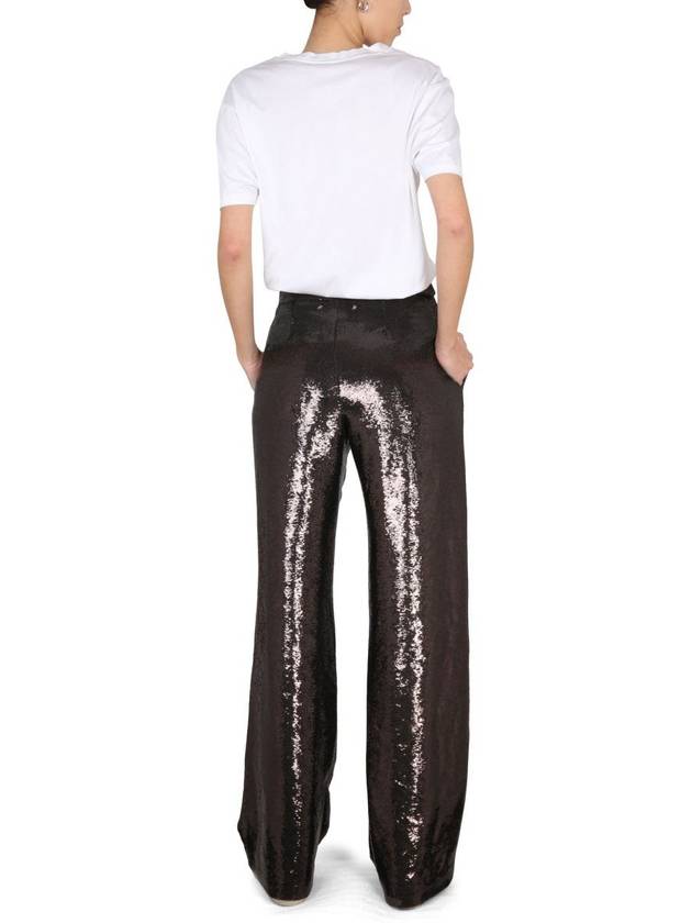 Women's All Over Sequin Wide Pants Gray - GOLDEN GOOSE - BALAAN 3