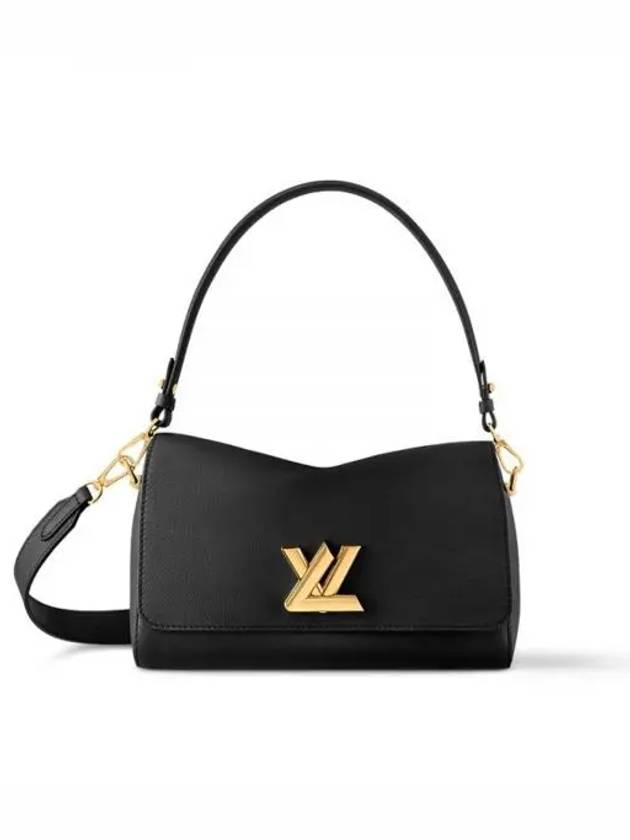 Soft Twist Other Leather Shoulder Bag Black - LOUIS VUITTON - BALAAN 2