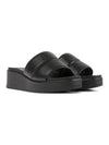 Women's Misia Leather Sandals Black - CAMPER - BALAAN 2