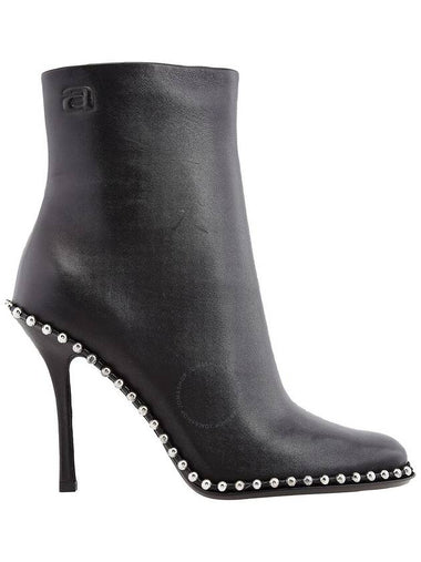 T by Alexander Wang Ladies Black Nova 105 Studded Ankle Boots, Brand Size 35 ( US Size 5 ) - ALEXANDER WANG - BALAAN 1