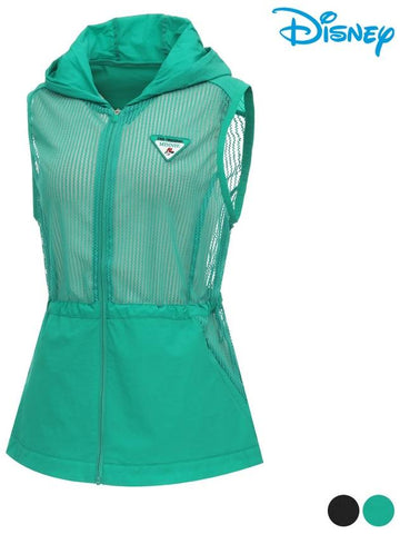 hooded full zip-up mesh woven vest vest DN2LJV030 - DISNEY GOLF - BALAAN 1