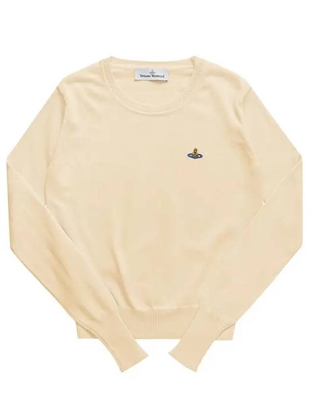 ORB Logo Knit Top White - VIVIENNE WESTWOOD - BALAAN 6