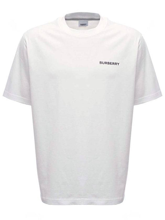 logo print short sleeve t-shirt white - BURBERRY - BALAAN 1