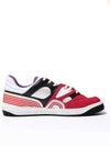 Men's Basket Low Top Sneakers Red - GUCCI - BALAAN 6