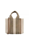 Woody Logo Small Tote Bag Dark Nut - CHLOE - BALAAN 2