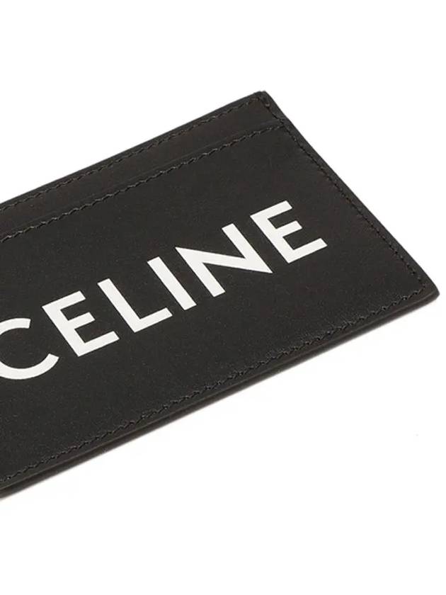 Lettering Logo Printing Card Wallet Black - CELINE - BALAAN 5