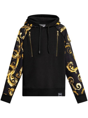 Chromo Couture Regular Fit Hoodie - VERSACE - BALAAN 1