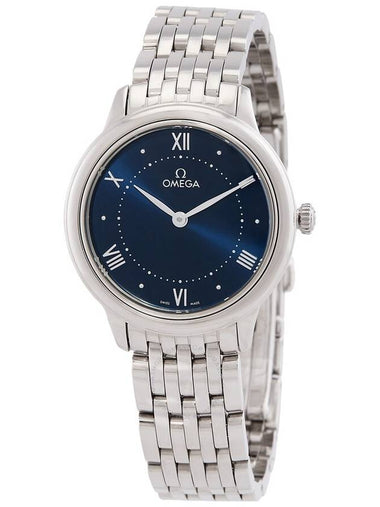 Omega De Ville Quartz Diamond Blue Dial Ladies Watch 434.10.30.60.03.001 - OMEGA - BALAAN 1