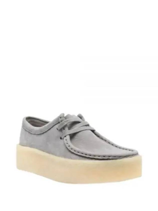 Originals Wallabee Cup Nubuck Loafer Steel Grey - CLARKS - BALAAN 2