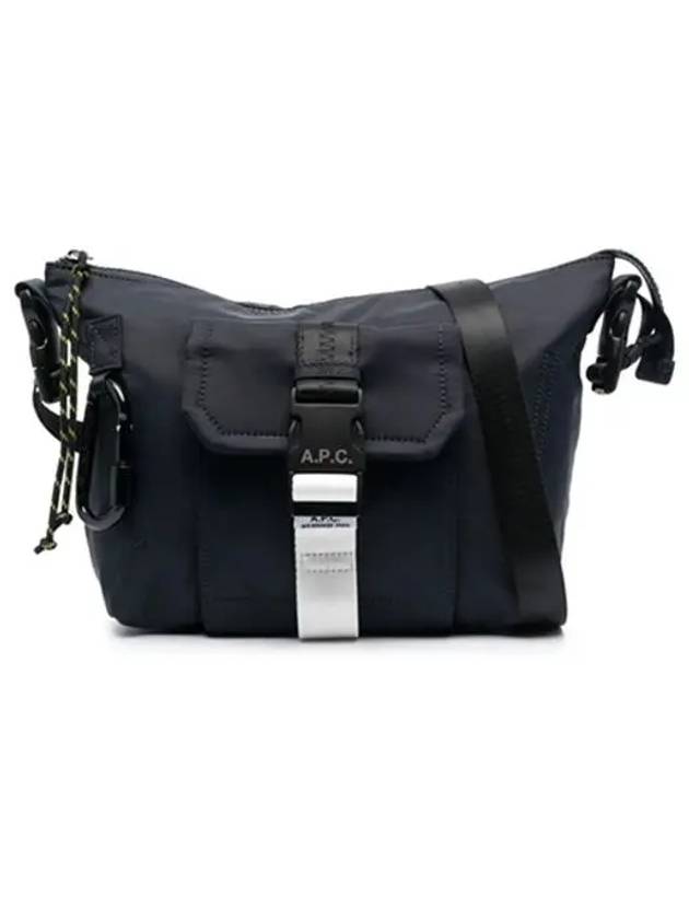 Track Logo Buckle Messenger Bag Navy - A.P.C. - BALAAN 2