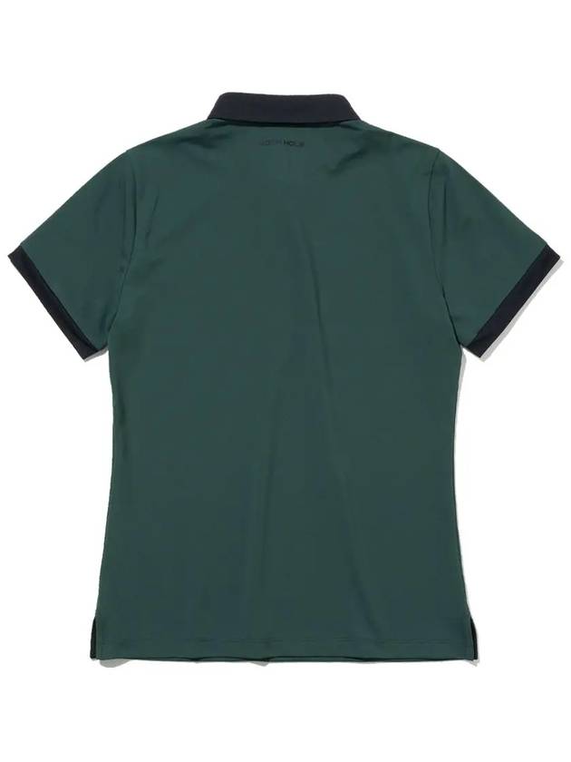 Collar neck sleeve color scheme short sleeve t-shirt DGREEN - 20THHOLE - BALAAN 2