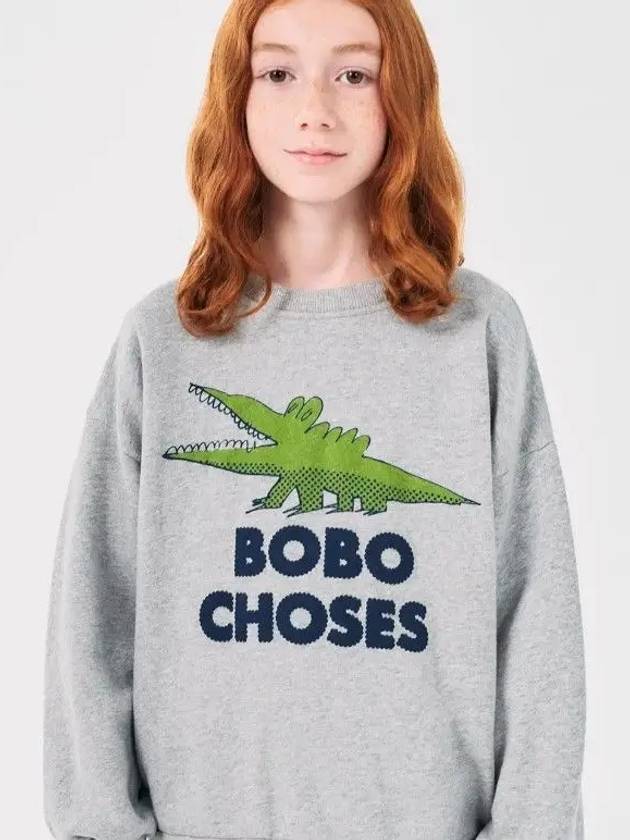 Talking Crocodile Sweatshirt B224AC037 Italian Kids - BOBO CHOSES - BALAAN 4