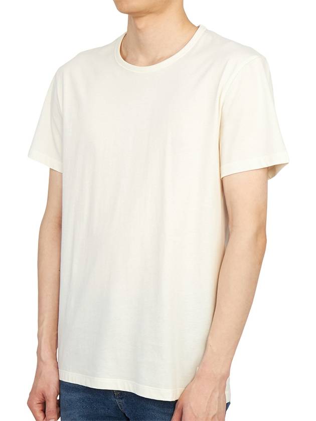 Men's Cotton Short Sleeve T-Shirt Beige - PAUL SMITH - BALAAN 3