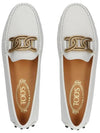 Kate Gommino Leather Driving Shoes White - TOD'S - BALAAN 5