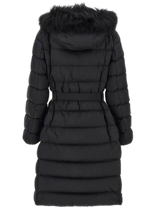 1C00023 5968E 999 KHLOE Black Fur Hood Belt Long Padding - MONCLER - BALAAN 2