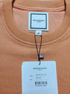Orange Leather Patch Sweatshirt Salmon Sweatshirt W233TS22716S - WOOYOUNGMI - BALAAN 5