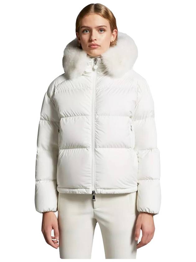 Women's Mino Short Down Padding White - MONCLER - BALAAN 3