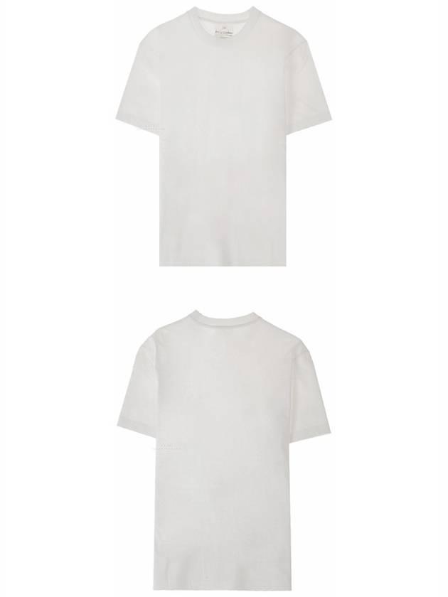 Crew Neck Slim Fit Short Sleeve T-Shirt White - ACNE STUDIOS - BALAAN 5