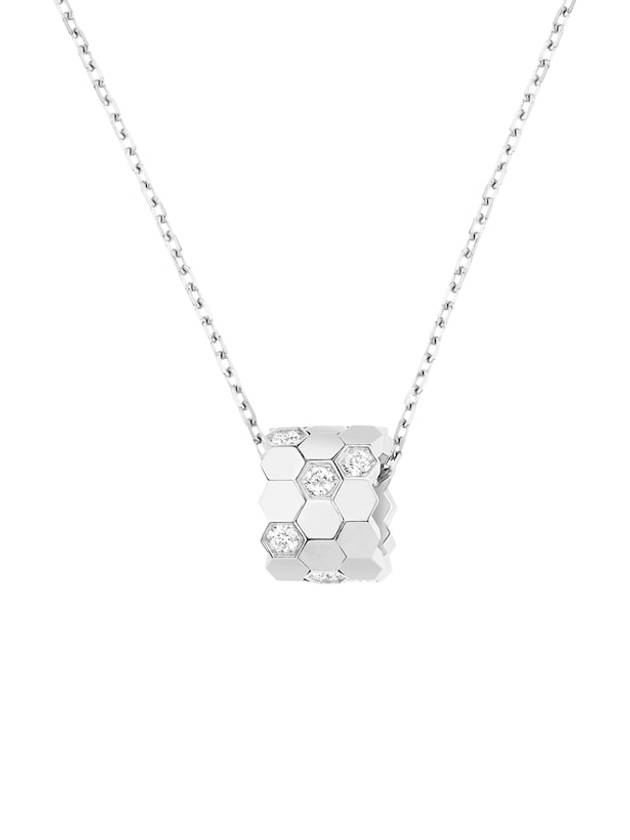 Bee My Love Pendant Small Model White Gold Diamond 085158 - CHAUMET - BALAAN 1