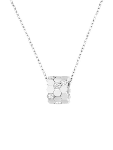 Bee My Love Pendant Small Model White Gold Diamond 085158 - CHAUMET - BALAAN 1