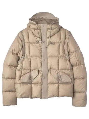 Hurricane combo down anorak padding beige - TEN C - BALAAN 1