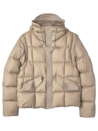 Hurricane combo down anorak padding beige - TEN C - BALAAN 1