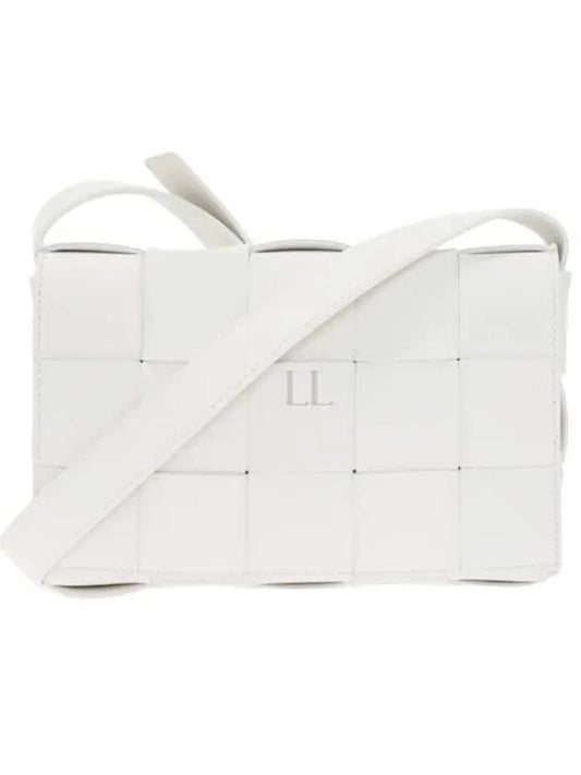 Intrecciato Cassette Cross Bag White - BOTTEGA VENETA - BALAAN 2