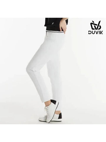 spandex side banding jogger pants DE2WPT321WH - DUVIK - BALAAN 1